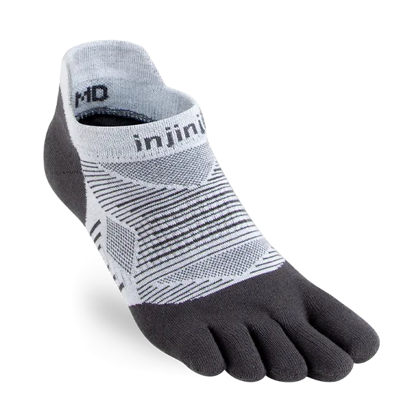 Run Lightweight No Show Ankle Socks - by Injinji