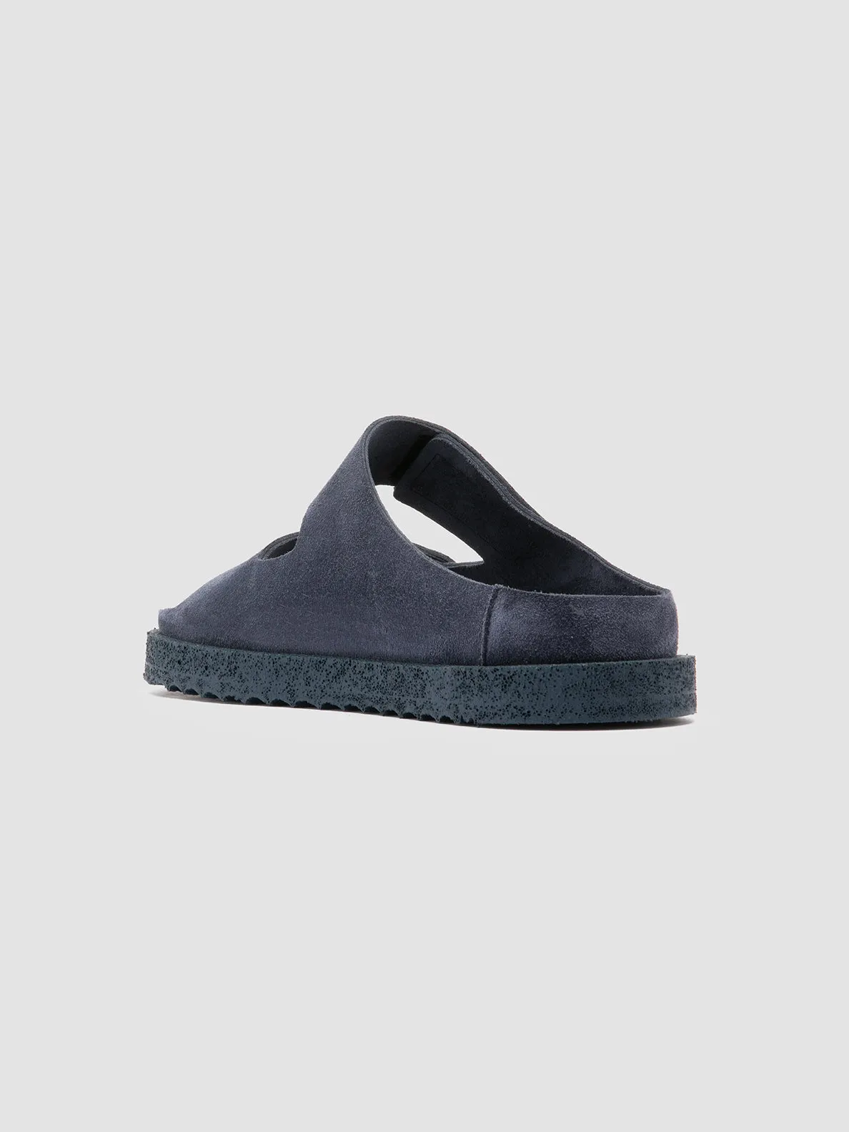 SANDS 105 - Blue Suede Slide Sandals