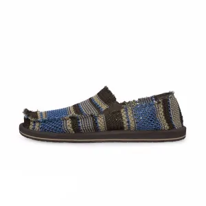 Sanuk Yew-Knit Blue Surfers