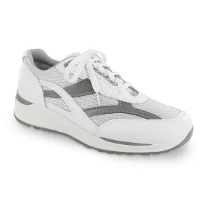 SAS Journey Mesh Walking Shoe (Men) - White/Gray