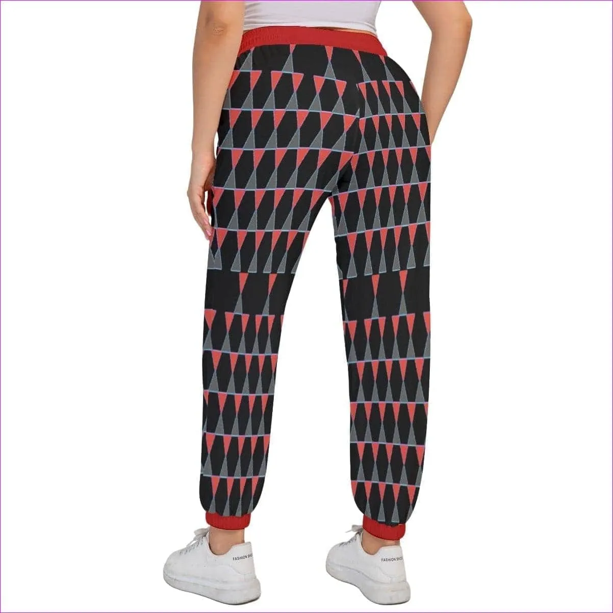 Scaled Women's Sports Trousers With Waist Drawstring Voluptuous ( ) Plus Size