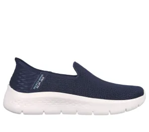 Skechers Women's Go Walk Flex Slip Ons- Navy