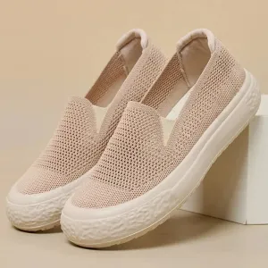 Sneakers Women Casual Shoes Mesh Soft Loafers Bottom Walking Shoes Mom Light Comfortable Footwear Flat Women Shoes 2024