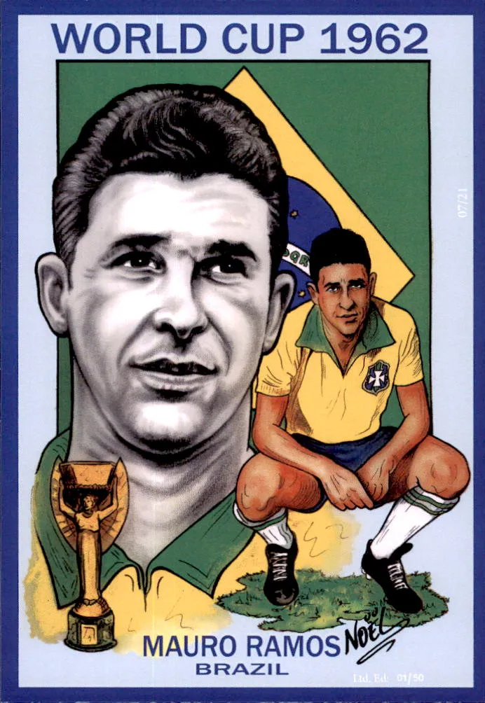 Soccer World Cup Winning Captains Card Set by Noel