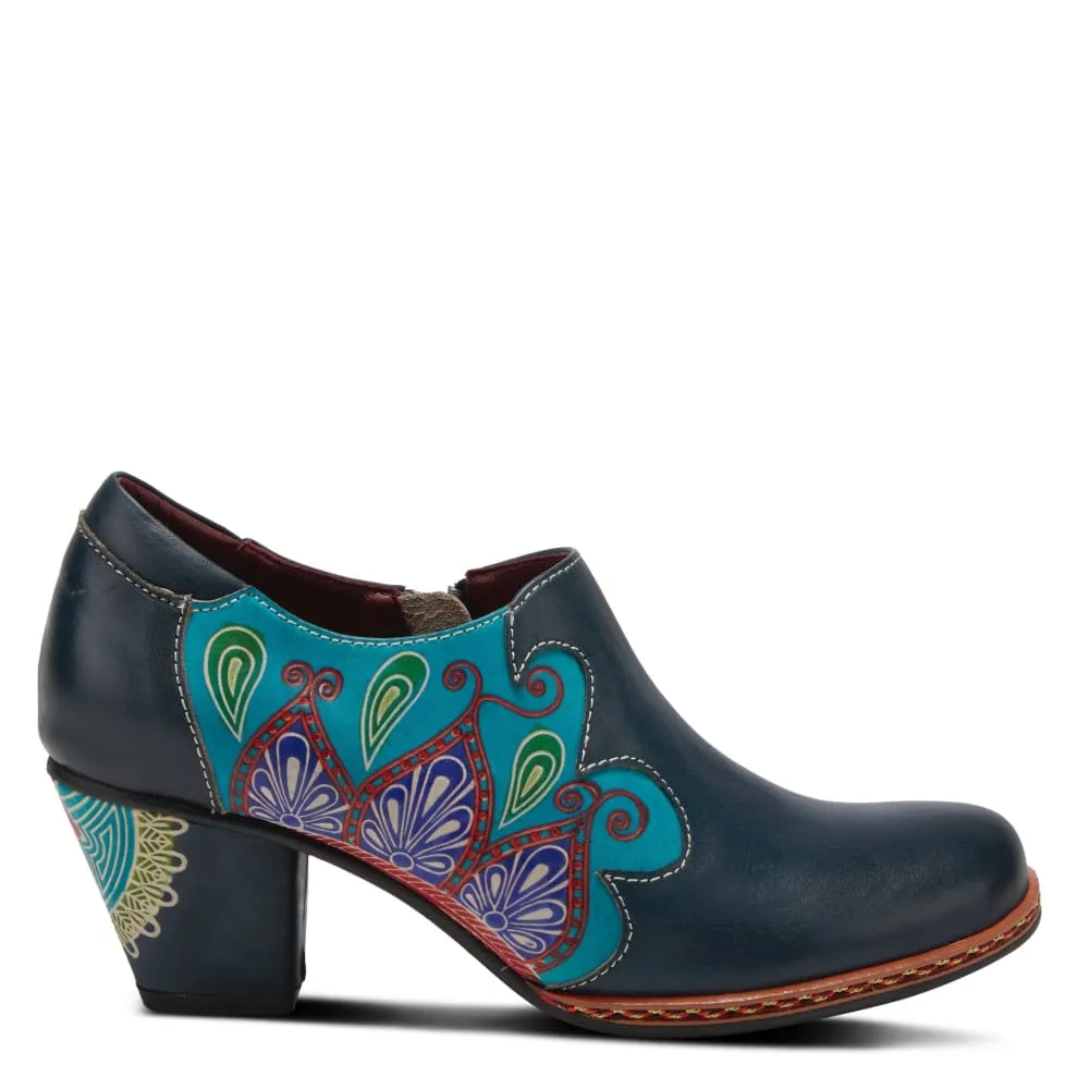 Spring Step Shoes L'Artiste Zami Women's Hand Painted Leather Shootie Shoes