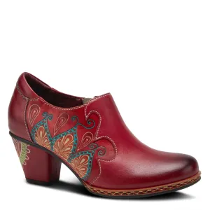 Spring Step Shoes L'Artiste Zami Women's Hand Painted Leather Shootie Shoes