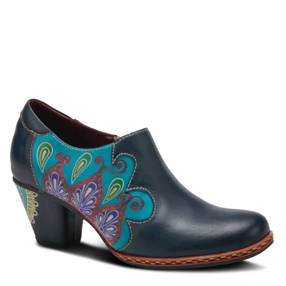 Spring Step Shoes L'Artiste Zami Women's Hand Painted Leather Shootie Shoes