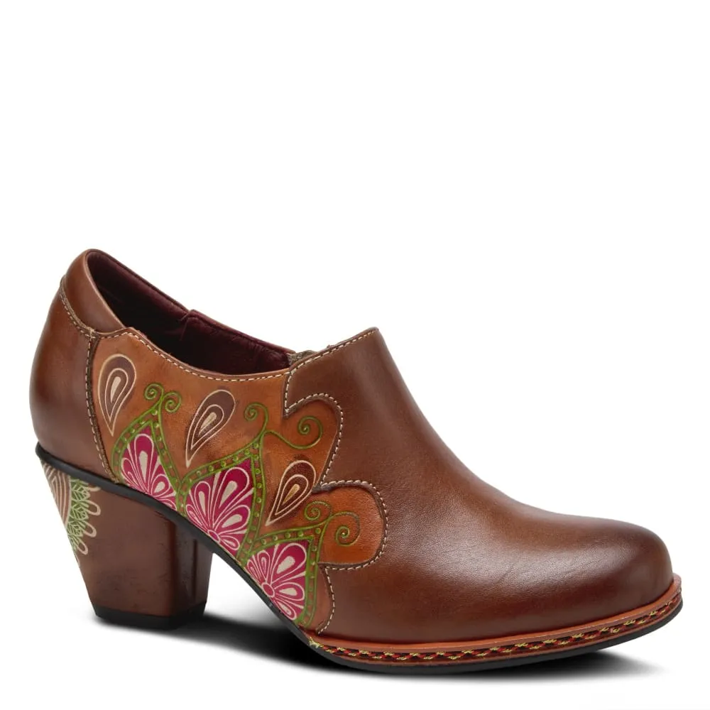 Spring Step Shoes L'Artiste Zami Women's Hand Painted Leather Shootie Shoes