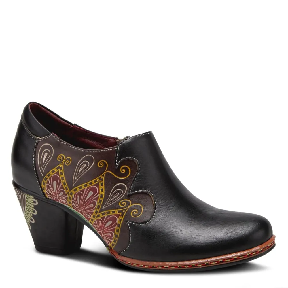 Spring Step Shoes L'Artiste Zami Women's Hand Painted Leather Shootie Shoes