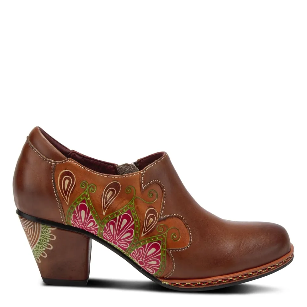 Spring Step Shoes L'Artiste Zami Women's Hand Painted Leather Shootie Shoes