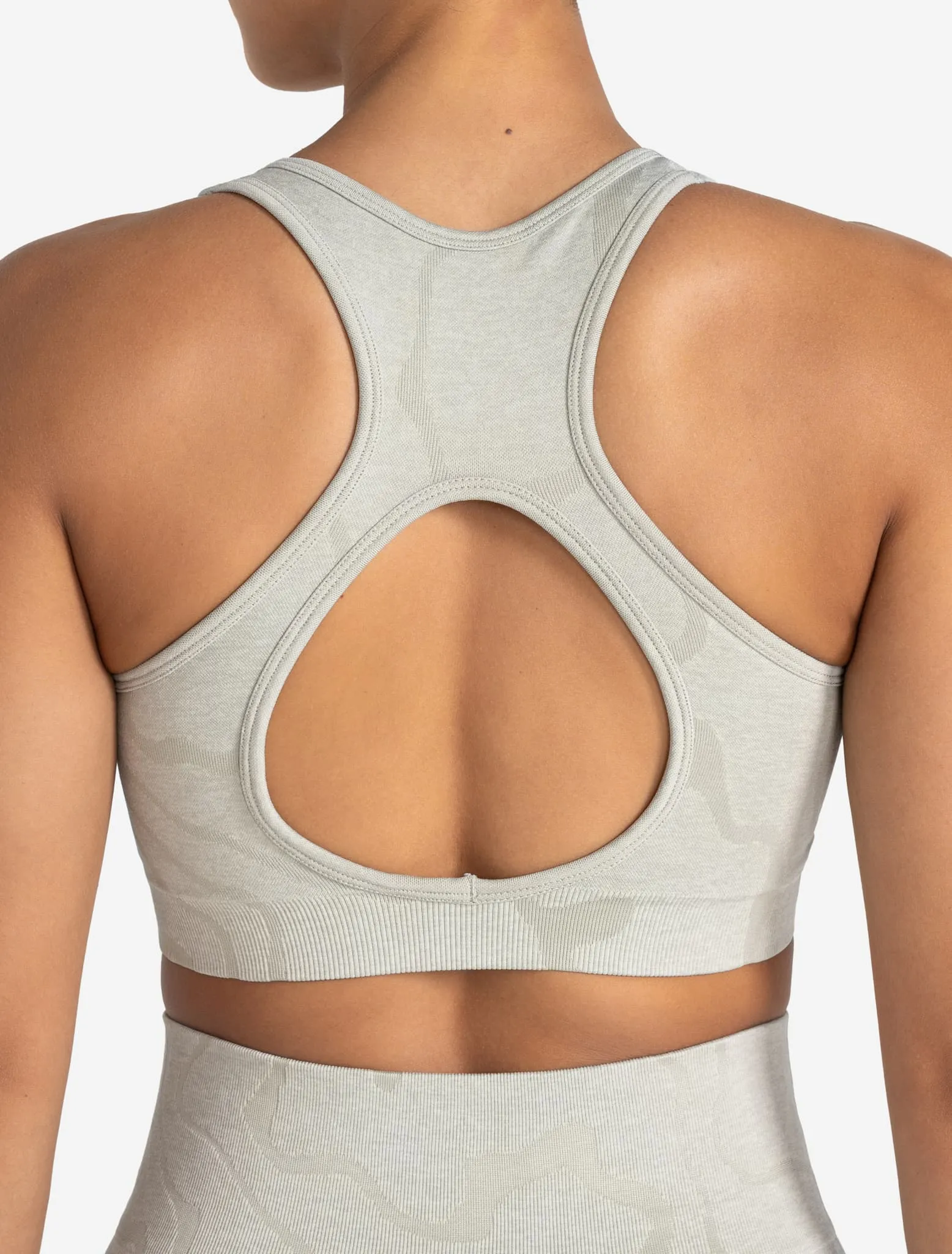 Sustainable Seamless Sports Bra - Sage Green