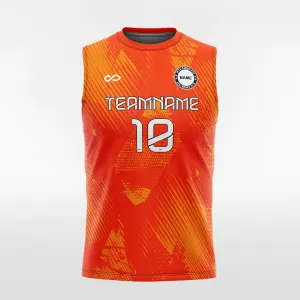 Tiger - Customized Men's Sublimated Sleeveless Soccer Jersey