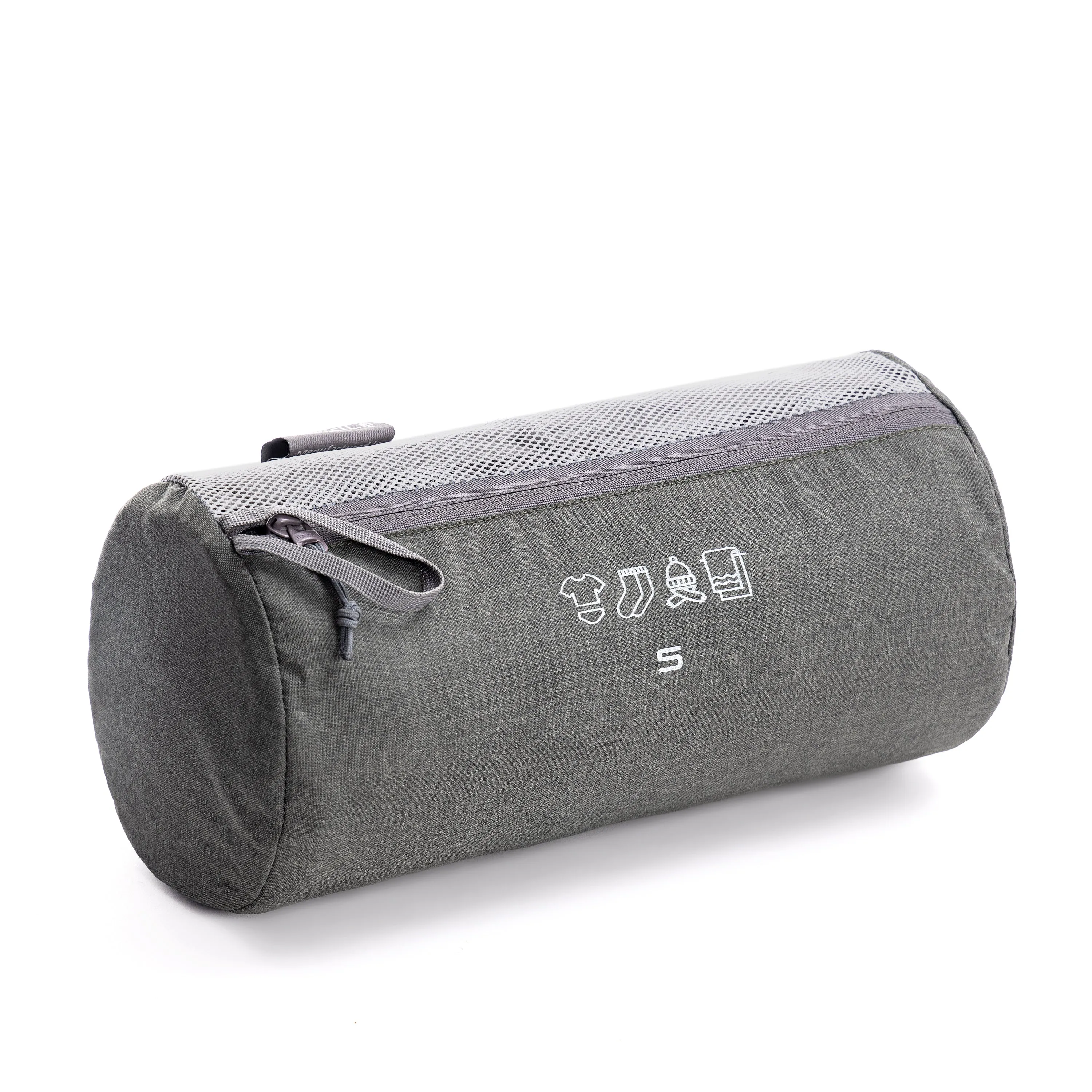 Tripole Organizer Packs - Cylindrical Shaped for Rucksacks - Set of 6 | Grey