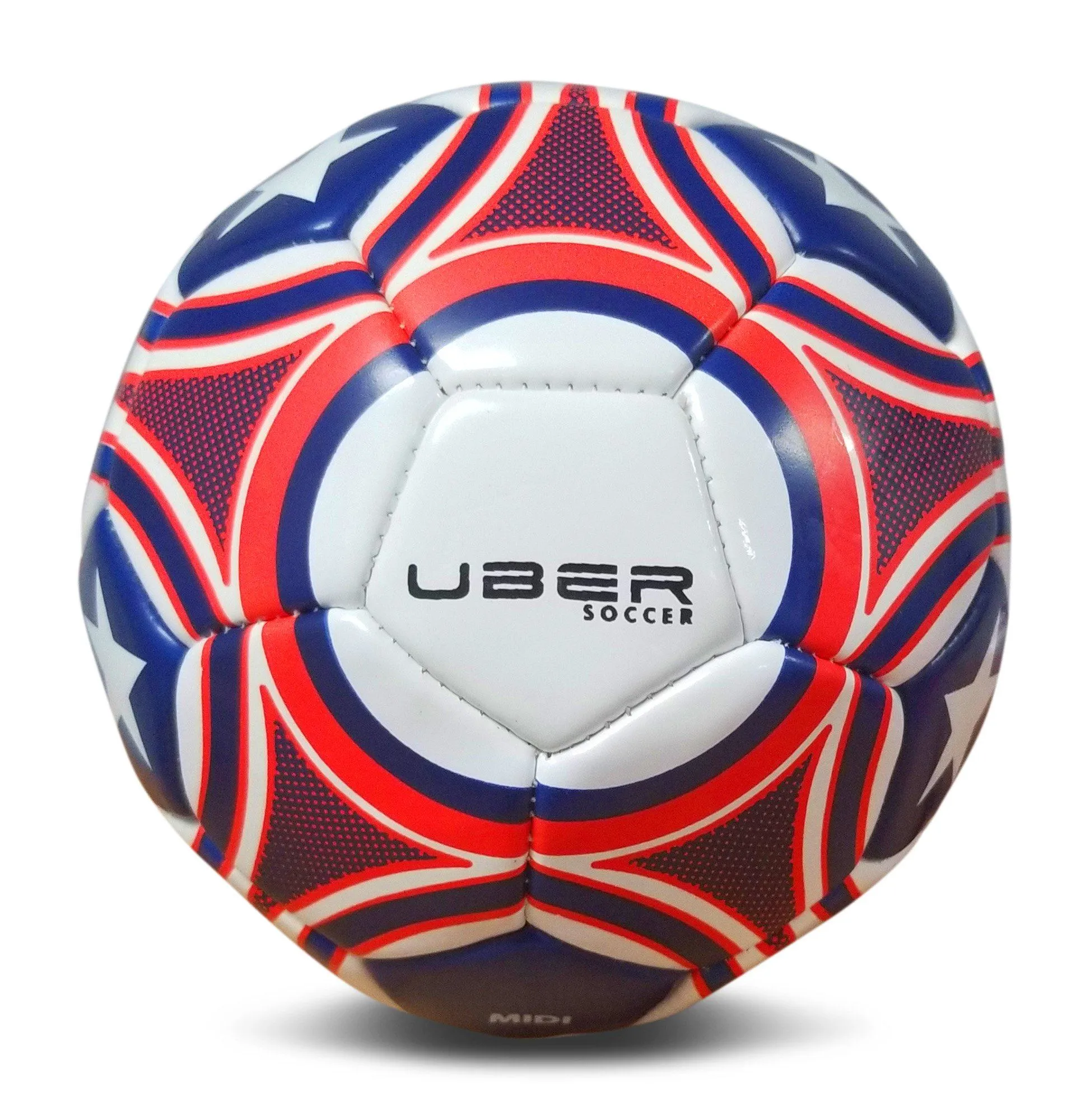 Uber Soccer USA Trainer Ball - Red, White, and Blue