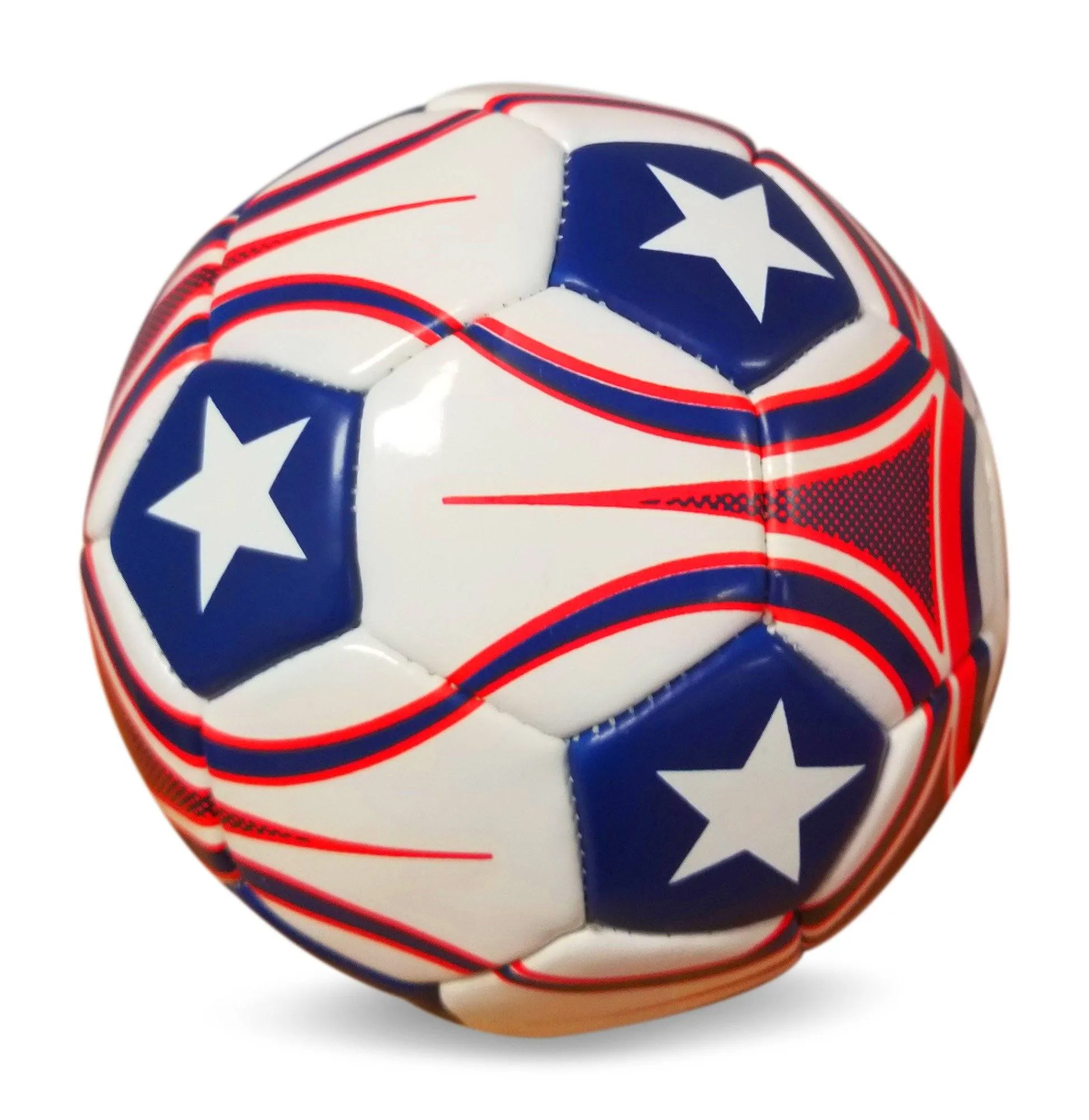 Uber Soccer USA Trainer Ball - Red, White, and Blue