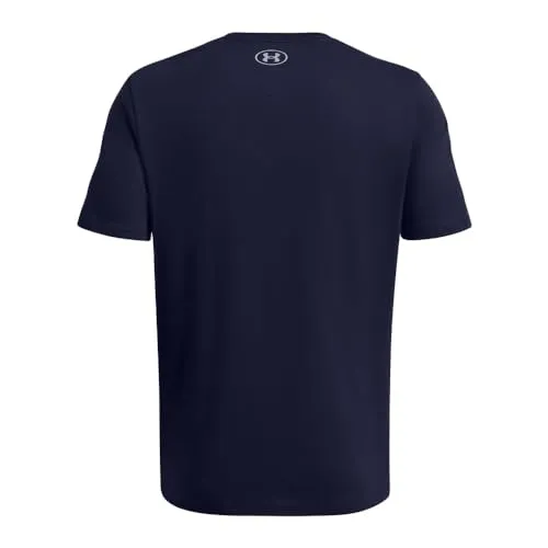 Under Armour Men's Global Foundation Short Sleeve T Shirt, (410) Midnight Navy/Royal/Steel, Small