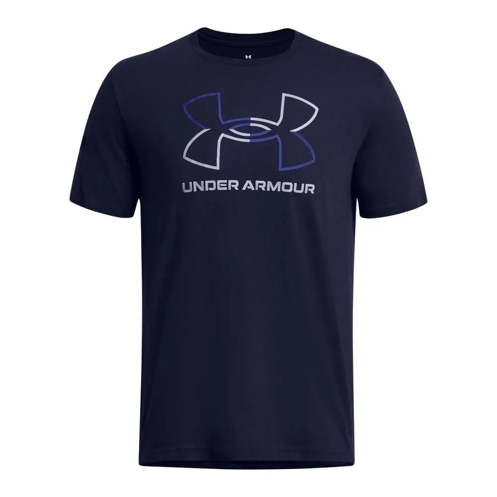 Under Armour Men's Global Foundation Short Sleeve T Shirt, (410) Midnight Navy/Royal/Steel, Small