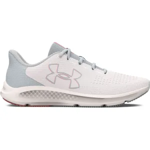 'Under Armour' Women's Charged Pursuit 3 Big Logo - White / Halo Gray / Pink Fizz