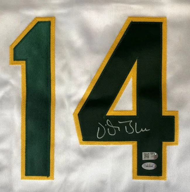 Vida Blue Oakland Signed White Baseball Jersey Sports Integrity