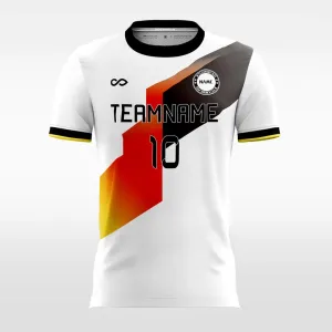 Vintage 3D Gradient - Custom Kids Soccer Jerseys Design White