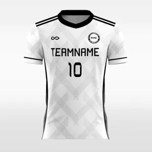 Vintage Check White - Women Custom Soccer Jerseys Design