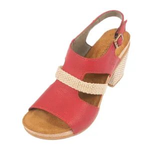 Women's 5031 Mola Leather Heel Sandal