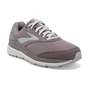 Women's Brooks Addiction Walker Suede Color: Shark/Alloy/Oyster (WIDE WIDTH)