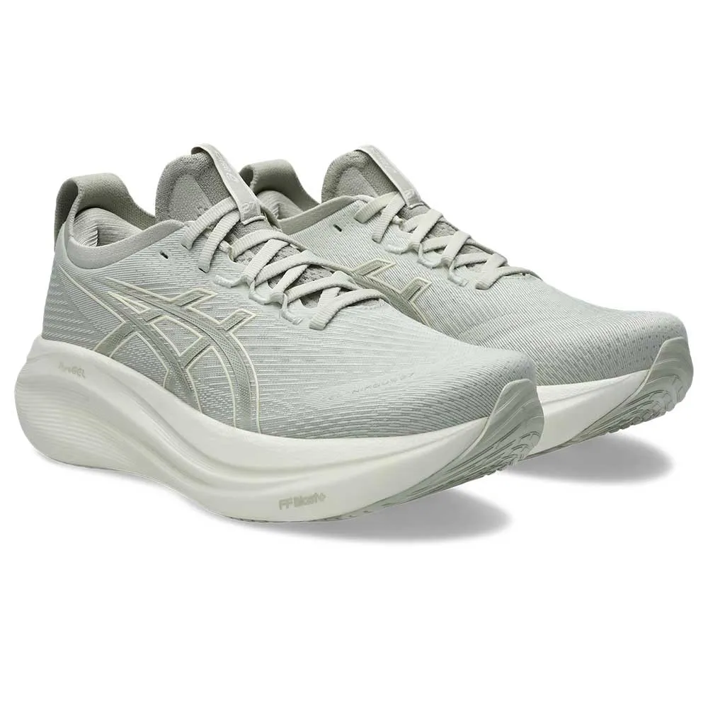 Women's Gel-Nimbus 27 Running Shoe - Lake Grey/White Sage - Regular (B)