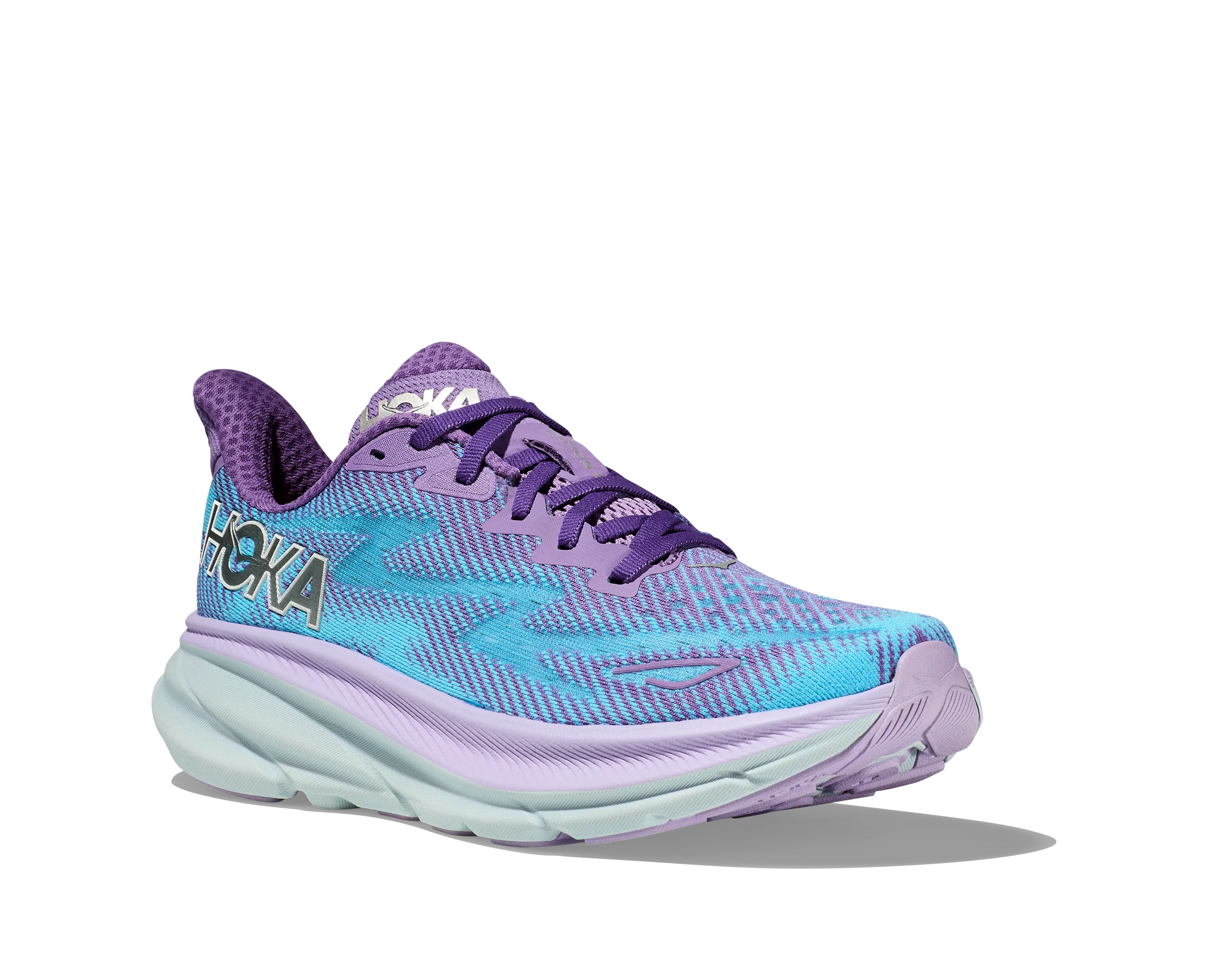 Women's Hoka Clifton 9 Color: Chalk Violet/Pastel Lilac