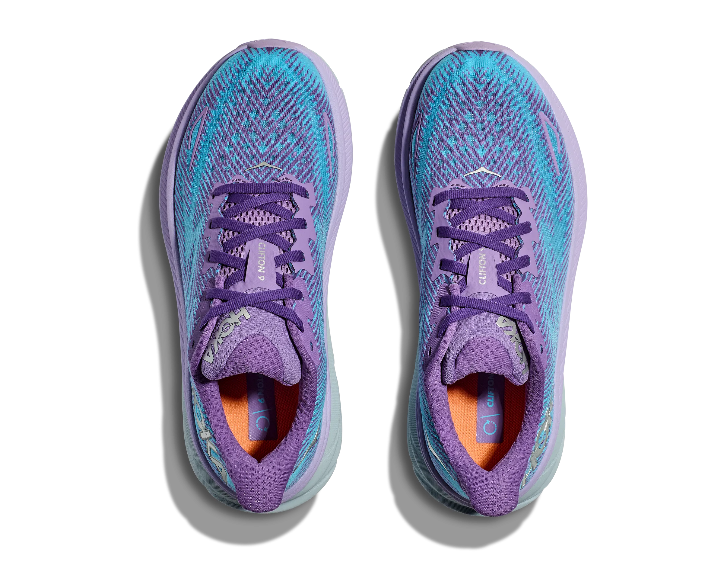 Women's Hoka Clifton 9 Color: Chalk Violet/Pastel Lilac