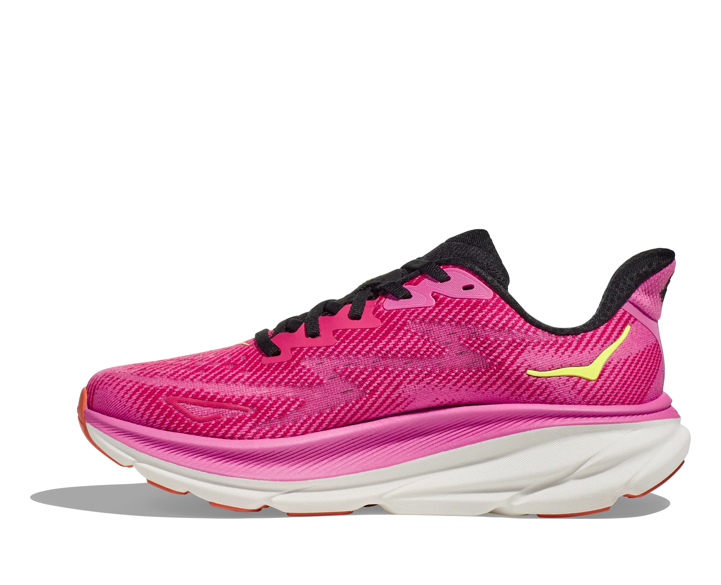 Women's Hoka Clifton 9 Color: Raspberry / Strawberry