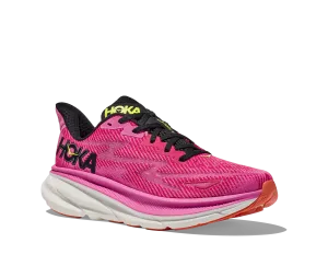 Women's Hoka Clifton 9 Color: Raspberry / Strawberry