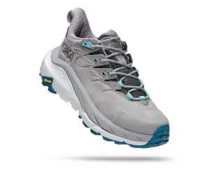 Women's Hoka Kaha 2 Low GTX Color: Sharkskin/ Blue Coral