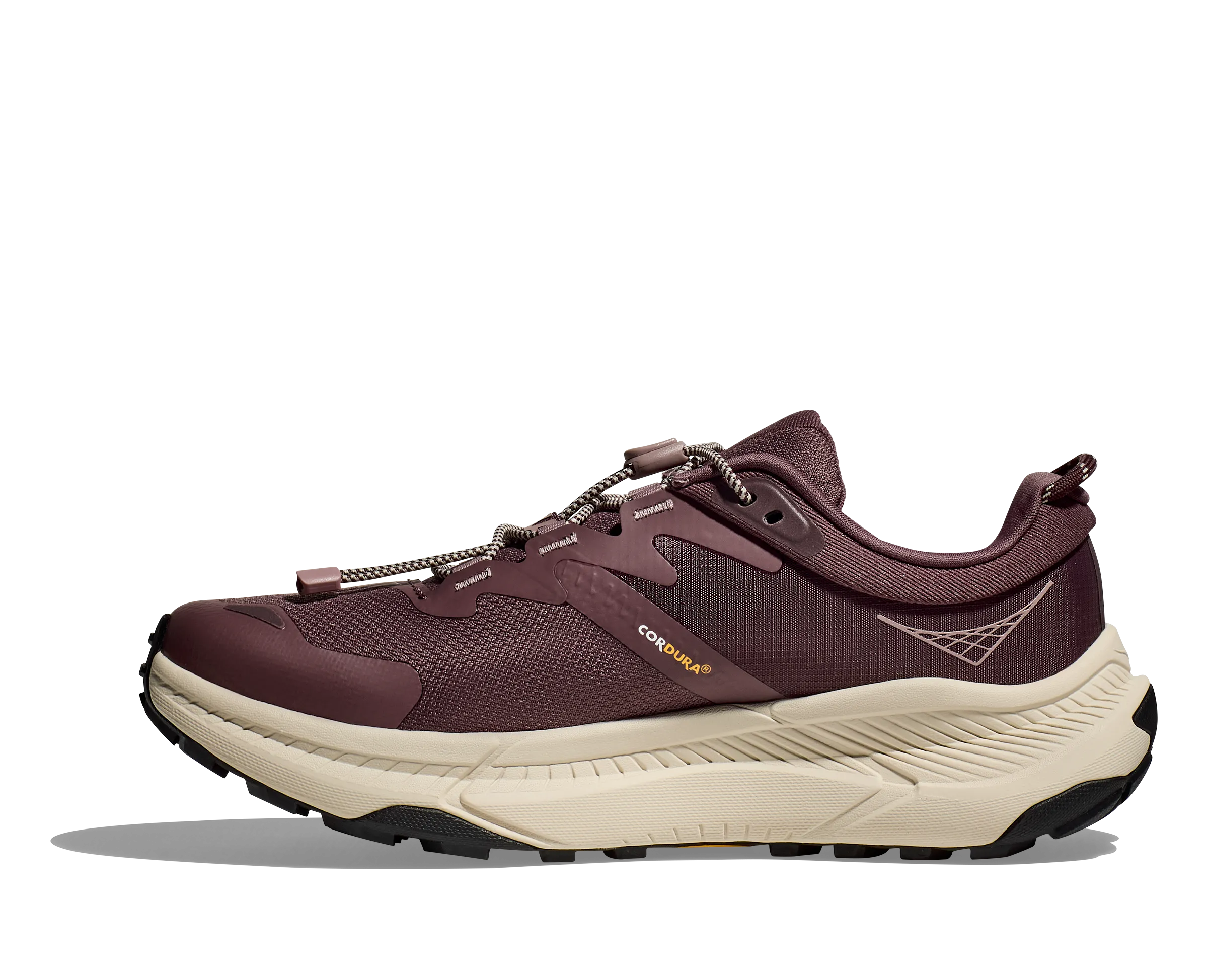 Women's Hoka Transport Color: Smoky Quartz / Oat Milk