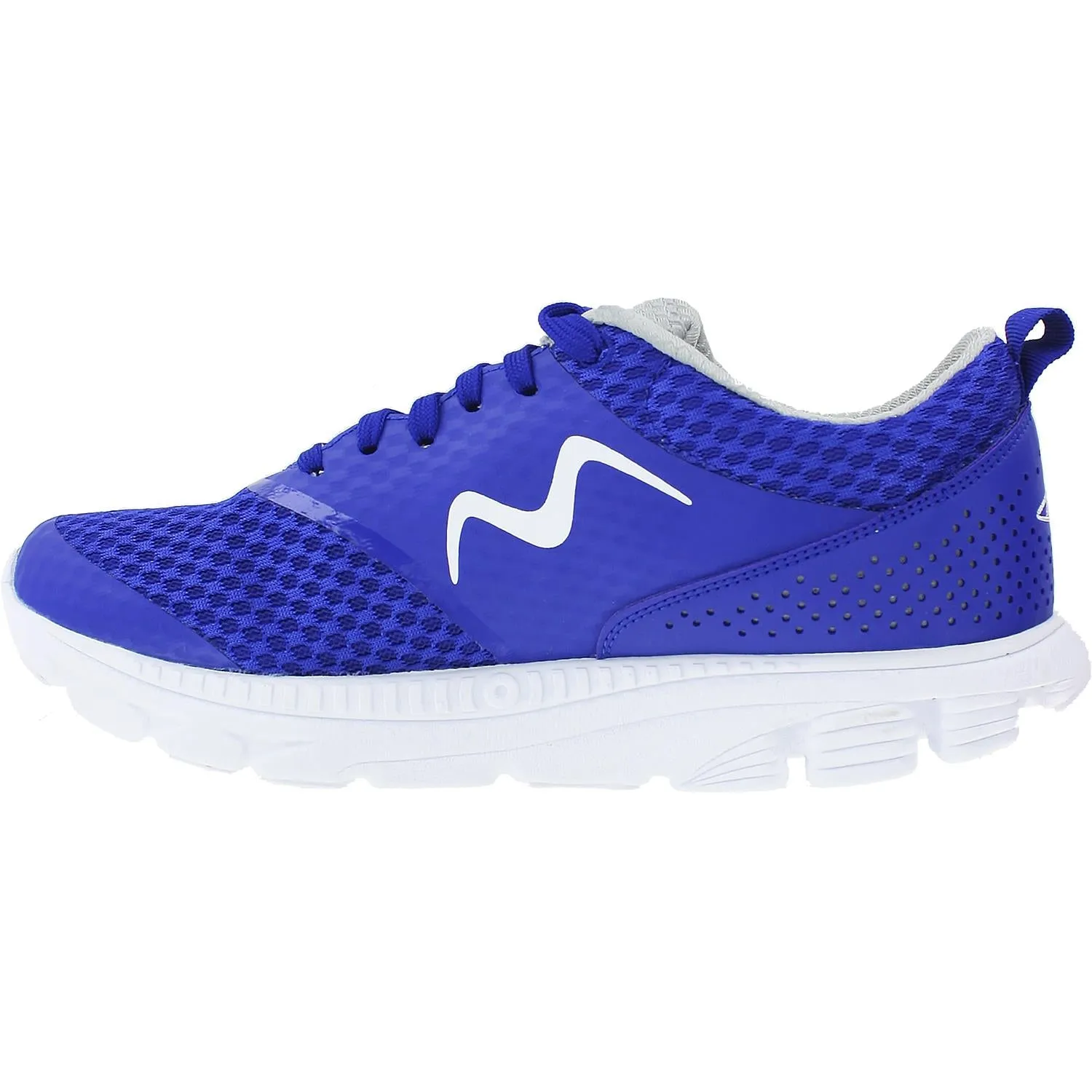 Women's MBT Speed 17 Lace Up Running Shoe Blue Mesh