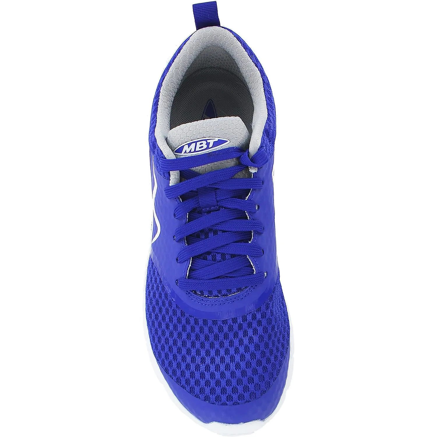 Women's MBT Speed 17 Lace Up Running Shoe Blue Mesh