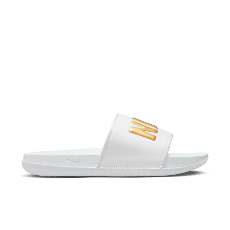 Women's Nike Offcourt Slides White Gold