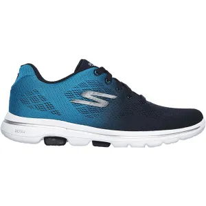 Women's Skechers Gowalk 5 Alive Navy Fabric Mesh